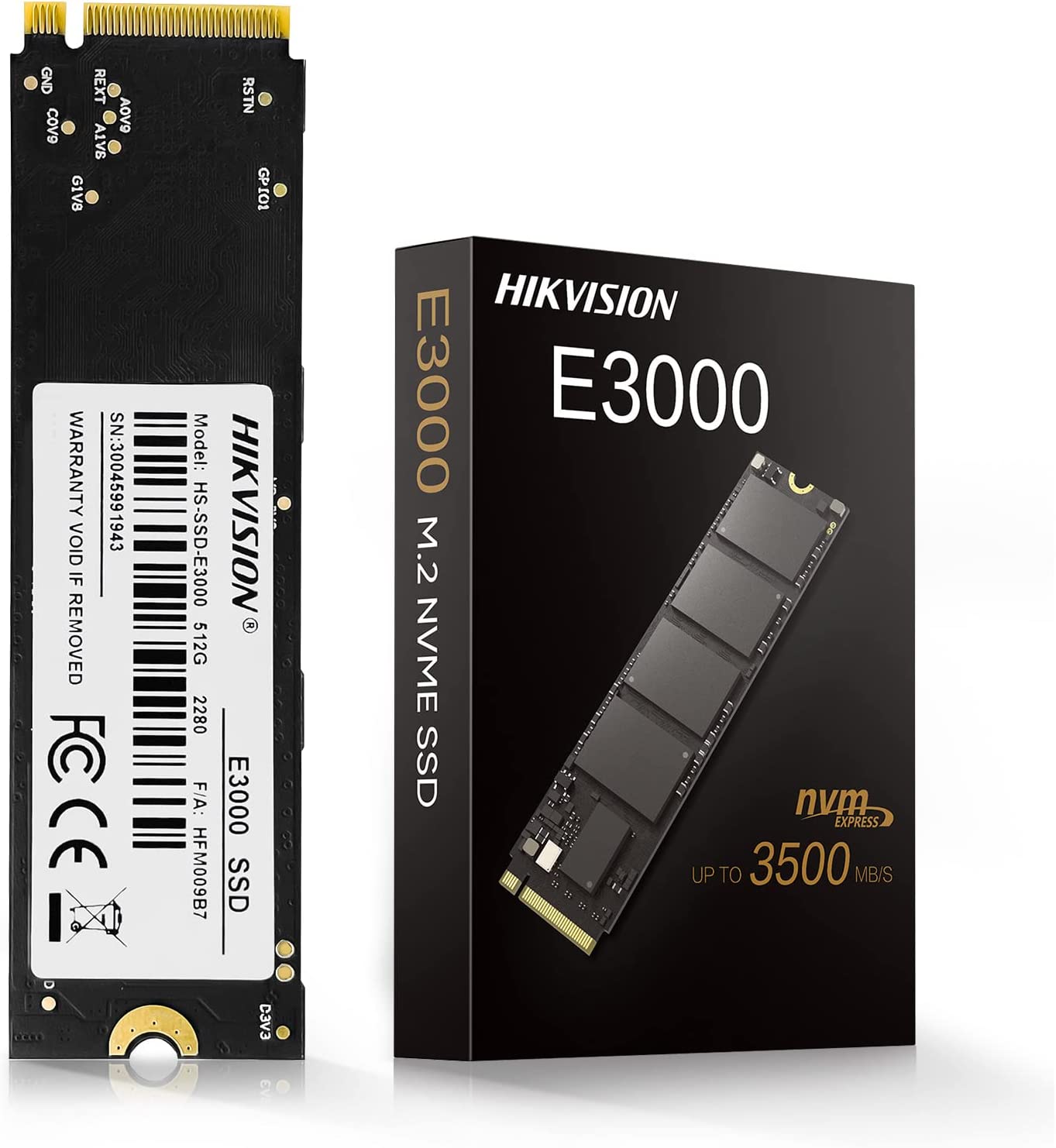 SSD HIKVISION 512gb E3000 M2 Nvme 3500MB/s